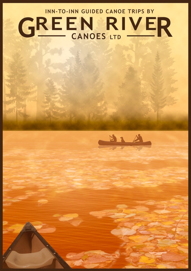 A Green River Canoes Poster: http://goo.gl/GRZBSF © Steven R House 2014